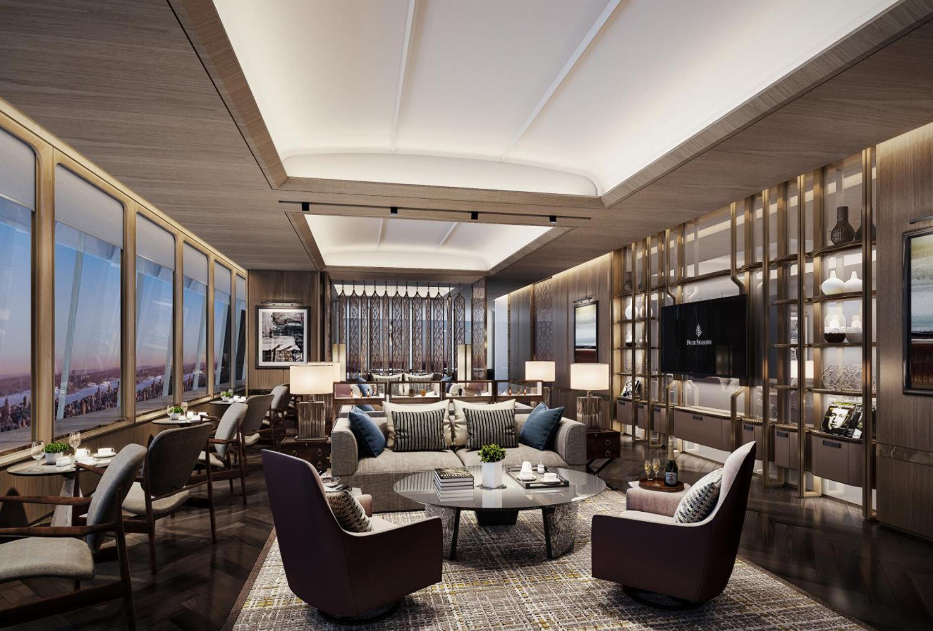 Four Seasons Hotel 大連市 エクステリア 写真